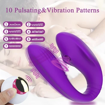 Įkrovimo Klitorio, G-Taško Vibratorius Atsparus Vandeniui 10 Galingas Vibracijas Nuotolinio Valdymo Pultu G Spot Stimuliatorius Moterims Sekso Žaislai