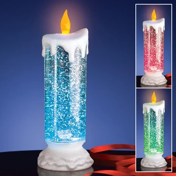 Įkrovimo Spalva Elektroninių LED Vandeniui Žvakė Su Blizgučiai Spalva Keičiasi LED Vandens Žvakė Geriausios Kainos