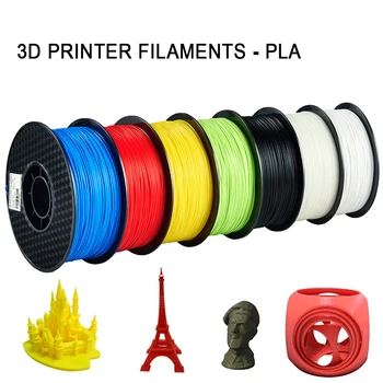Įvairių spalvų Gijos PLA 3D Spausdintuvas 1.75 mm 250g/500g/1 kg Balta Juoda Geltona Mėlyna Raudona Violetinė 3D Spausdinimo Fliament Prekes