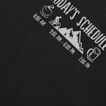 Šiandien Grafikas Cyclings Kalnų Bikings Kavos Alaus T-Shirt Juokinga Spausdinami T Marškinėliai Vyrams trumpomis Rankovėmis Medvilnės Vyrų Viršūnes Marškinėlius