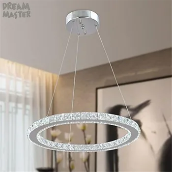 Šiuolaikinių LED kristalų liustra šviesos lempa, šviestuvas, blizgikliai miegamojo, virtuvės, D20cm D30cm D40cm D50cm D60cm D70cm lampada led žibintai