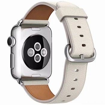 šiuolaikinės Sagtis, Odos dirželis apple watch band 44mm serijos 6 5 4 3 2 1 iwatch 40mm 38mm 42mm Apyrankę smart Priedai Riešo