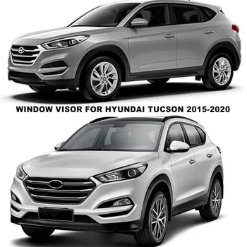 Šoninio Lango Deflektorius, Skirtas Hyundai Tucson M. 2016 M. 2017 m. 2018 m. 2019 M. 2020 M Šviesos pralaidumas Lango, Saulės Skydelis, Lietus Apsaugai SUNZ