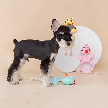 Šunų Kramtyti Interaktyvus Pliušinis Žaislas, Agresyviai Chewers, Tvirtas Šuo Gyvūnų Žaislas Su TPR Dideliems Ir Mažiems Šunims