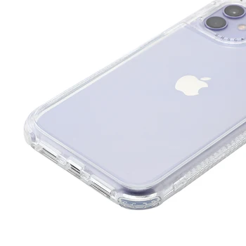 Švelni Skaidri Bumper Case for iPhone 12 11 Pro X XS XR Max 7 8 Plus SE 2020 Saldainiai Spalvos, atsparus smūgiams Visą Protecton Minkštas Viršelis