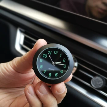 Šviesos Auto Indikatorius Laikrodis Mini Automobilių Oro Angos Kvarcinis Laikrodis su įrašo Automatinis oro išleidimo Žiūrėti Automobilį optikos Audi BMW Ford