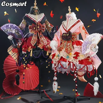 Žaidimo Spalvingas Nikki Šviečia Cosplay Kostiumų Puikus Kimono Dress Helovinas Šalis Kostiumas Moterims