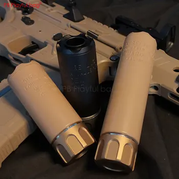 Žaismingas maišelį Lauko CS Taktinis CS SOCOM duslintuvas Atnaujinti medžiaga dekoratyvinių žaislai kaip 14mm/19mm Konkurencingą žaislas įranga QG43