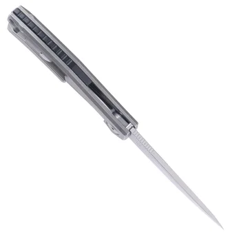 Žalioji erškėčių pokerio Limited Edition D2 peiliukų titano lydinio rankena (kempingas, lauko išgyvenimo peiliukas praktinių EDC peilis įrankis