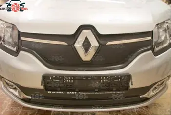 Žiemos padengti Renault Logan II~2019 plastiko ABS iškilumo priekinis bamperis, automobilių optikos reikmenys apdaila