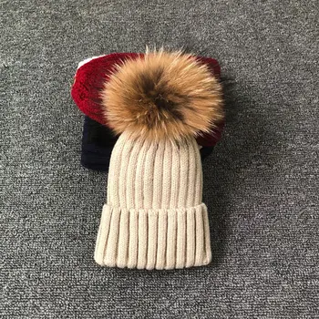 Žiemos Prekės ženklo Moterų Kailio Pp Pp skrybėlę Žiemos Skrybėlę Moterų Girl 's Hat Megzti Beanies Bžūp Skrybėlę Storio Moterų Skullies Beanies