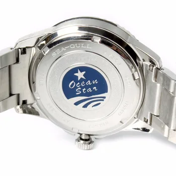 Žuvėdra Ocean Star Sporto Mechaninė Žiūrėti 200M Nardymo Savarankiškai Vėjo vyriški Žiūrėti Narų Plaukimo Automatinis Laikrodis Vyrams 816.523